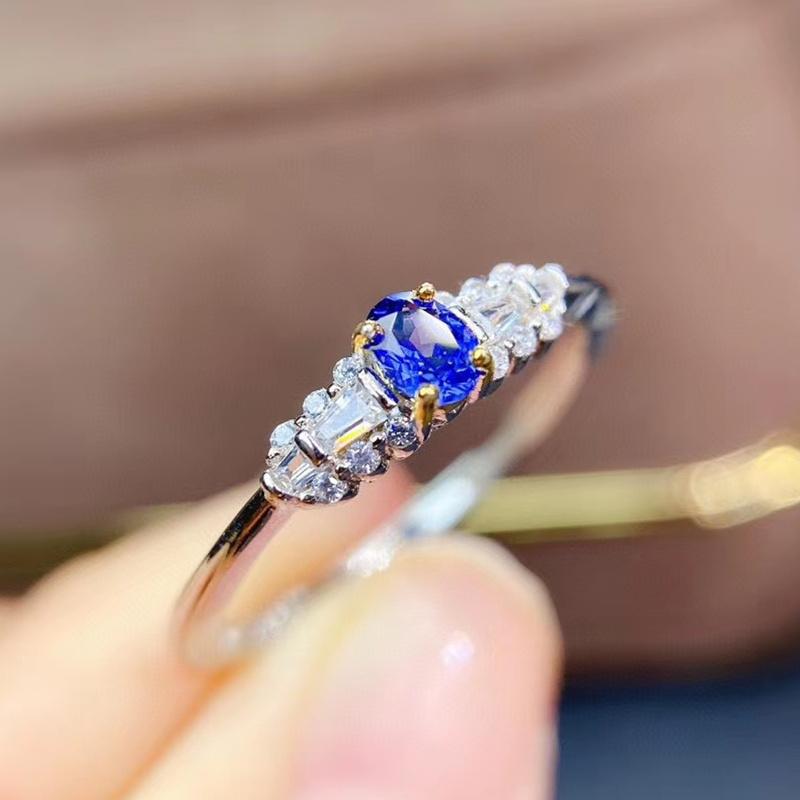 Cluster Rings Natural Real Blue Sapphire Small Ring Per Jewelry 925 Sterling Silver 3*4mm 0.3ct Gemstone Fine J212217, Golden;silver
Cluster Rings Natural Real Blue Sapphire Small Ring Per Jewelry 925 Sterling Silver 3*4mm 0.3ct Gemstone Fine J212217, Golden;silver