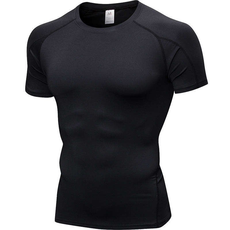 Men's Running T-Shirts, Quick Dry Compression Sport T-Shirts, Fitness Running Shirts, Soccer Shirts Men's Jersey Sportswear