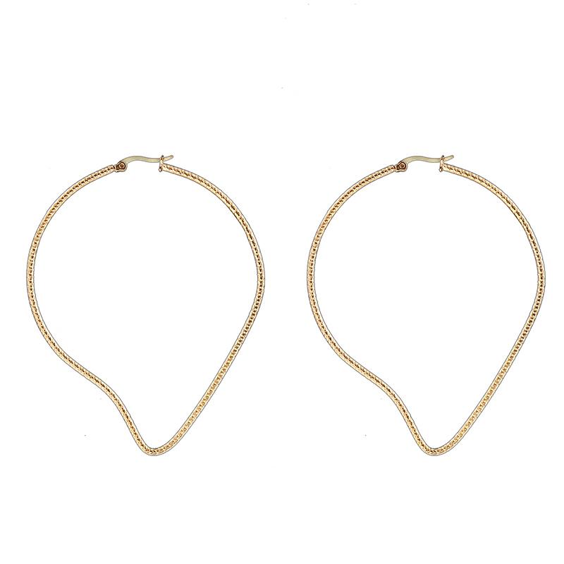 RIR Big Circle Huge Hoop Earrings for Women Steampunk Ear Women 2021 Boho Geometric Simple Earrings