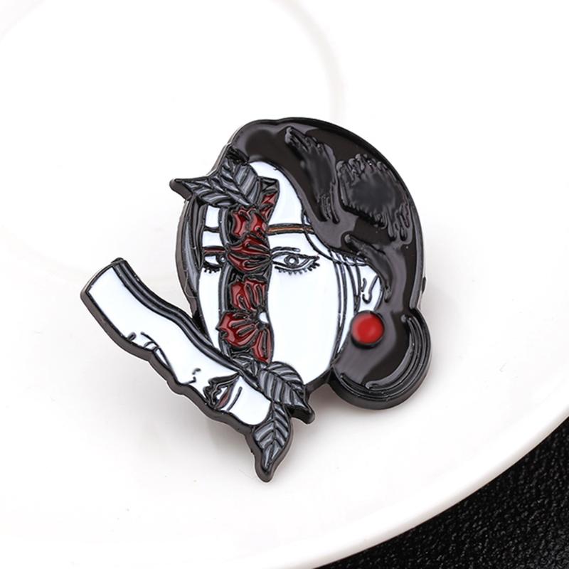 Picasso abstract Split Face Pin Flower Women Face Brooches Cool Girl Badges Punk Lapel pins Brooches for women
Picasso abstract Split Face Pin Flower Women Face Brooches Cool Girl Badges Punk Lapel pins Brooches for women