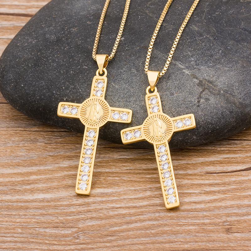 2021 Fashion Charm Chain Crystal CZ Necklace For Women Men Jewelry Gifts Classic Cross Pendant Necklace Accessories Wholesale
2021 Fashion Charm Chain Crystal CZ Necklace For Women Men Jewelry Gifts Classic Cross Pendant Necklace Accessories Wholesale