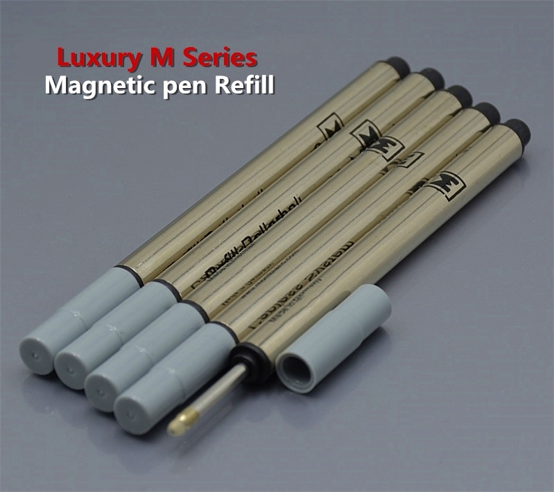 Hot Sell - 5pcs High quality Monte magnetic pen refill Black roller pen refill school Writing special stationery accessories ink, Black;red
Hot Sell - 5pcs High quality Monte magnetic pen refill Black roller pen refill school Writing special stationery accessories ink, Black;red