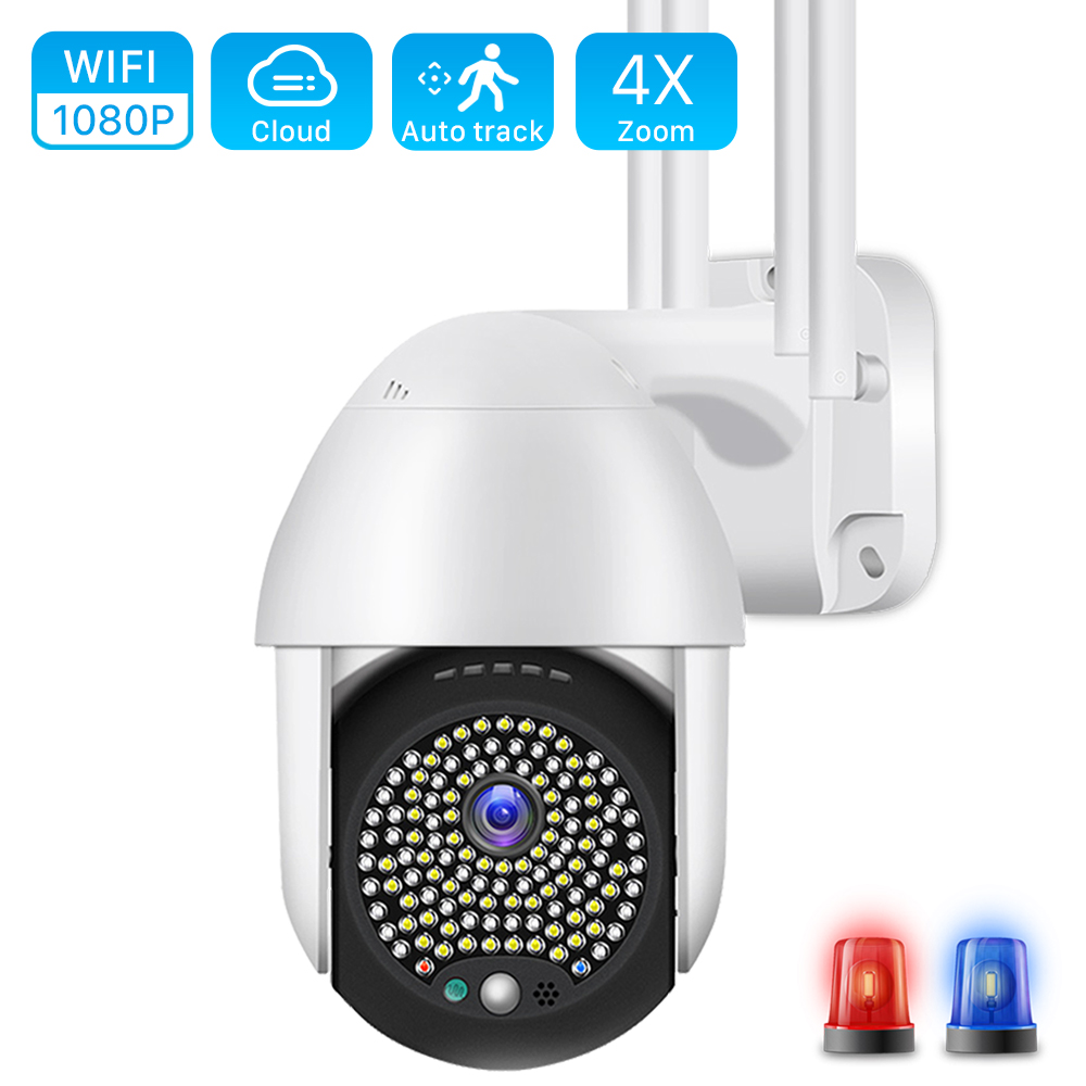 Cloud 1080P Wifi PTZ Camera Outdoor 2MP 4X Digital Zoom Auto Tracking CCTV IP with 122 LEDs Super Night Vision Security Camera
Cloud 1080P Wifi PTZ Camera Outdoor 2MP 4X Digital Zoom Auto Tracking CCTV IP with 122 LEDs Super Night Vision Security Camera