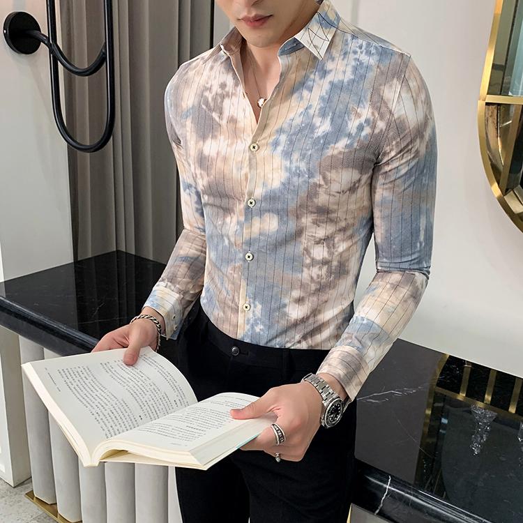 British Style Floral Shirts Men Long Sleeve Men Dress Shirt Casual Slim Fit Night Club Party Wear Tuxedo Shirt 4XL, Gray
British Style Floral Shirts Men Long Sleeve Men Dress Shirt Casual Slim Fit Night Club Party Wear Tuxedo Shirt 4XL, Gray