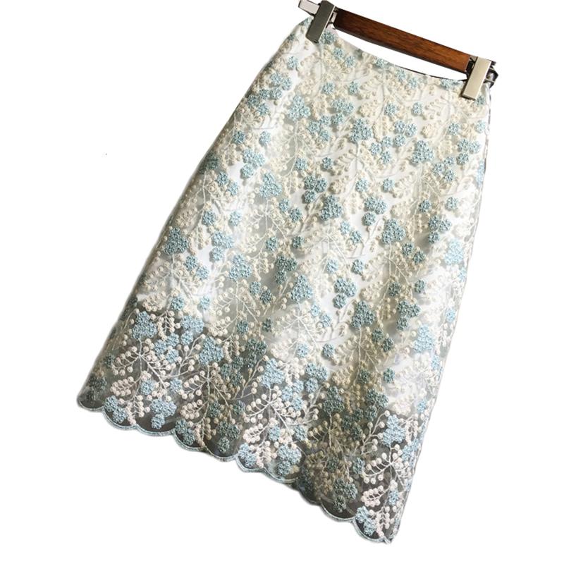 2021 New Summer Elegant Sexy Skirts High Waist Mesh Lace Flower Embroidery Girl Midi Lengh Party Skirt Hip Package Vestidos Y395 Lqb6, Blue
2021 New Summer Elegant Sexy Skirts High Waist Mesh Lace Flower Embroidery Girl Midi Lengh Party Skirt Hip Package Vestidos Y395 Lqb6, Blue