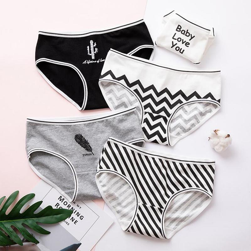 Women Sexy Stripe Panties Cotton High Quality White Knickers Fashion Solid Lady Briefs Breathable Underwear Love Lingeries
Women Sexy Stripe Panties Cotton High Quality White Knickers Fashion Solid Lady Briefs Breathable Underwear Love Lingeries