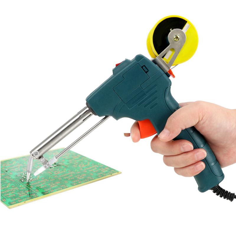 NICEYARD 110V/220V 60W Tin Soldering Iron Pump Welding Tool Handheld Electric Soldering Iron EU/US Plug Automatic Send Tin Gun
NICEYARD 110V/220V 60W Tin Soldering Iron Pump Welding Tool Handheld Electric Soldering Iron EU/US Plug Automatic Send Tin Gun