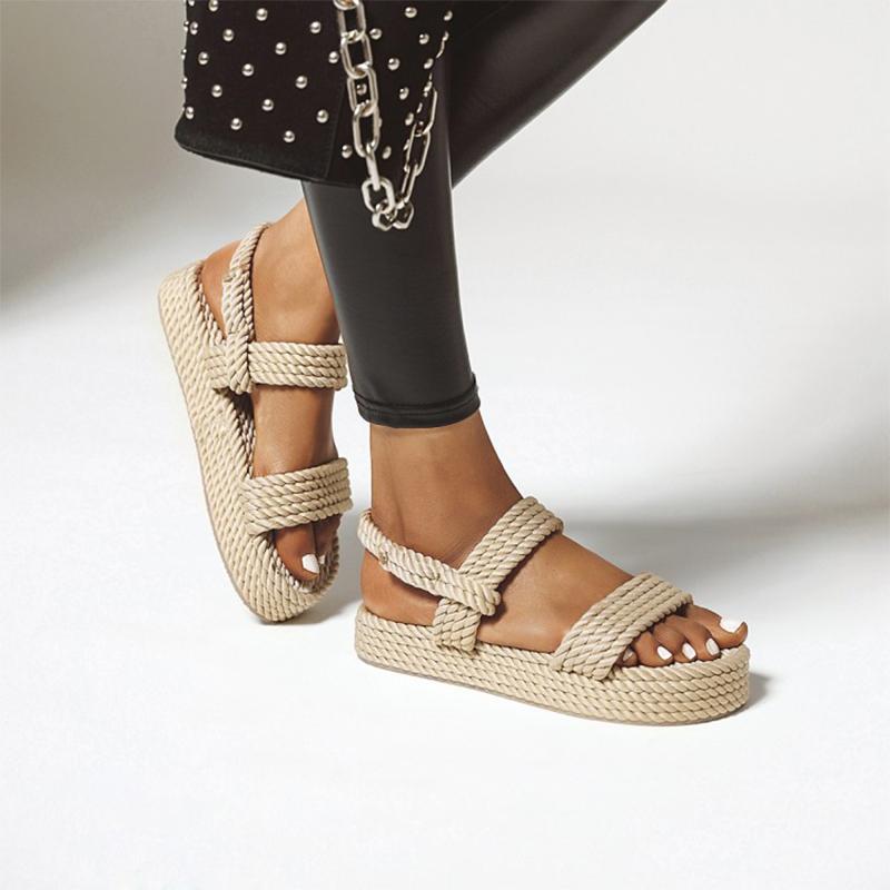 Sandals Woman Summer 2021 Women New Flat Platform Women's Female Straw Slip On Fashion Ladies Beach Shoes Plus Size 43, Black
Sandals Woman Summer 2021 Women New Flat Platform Women's Female Straw Slip On Fashion Ladies Beach Shoes Plus Size 43, Black