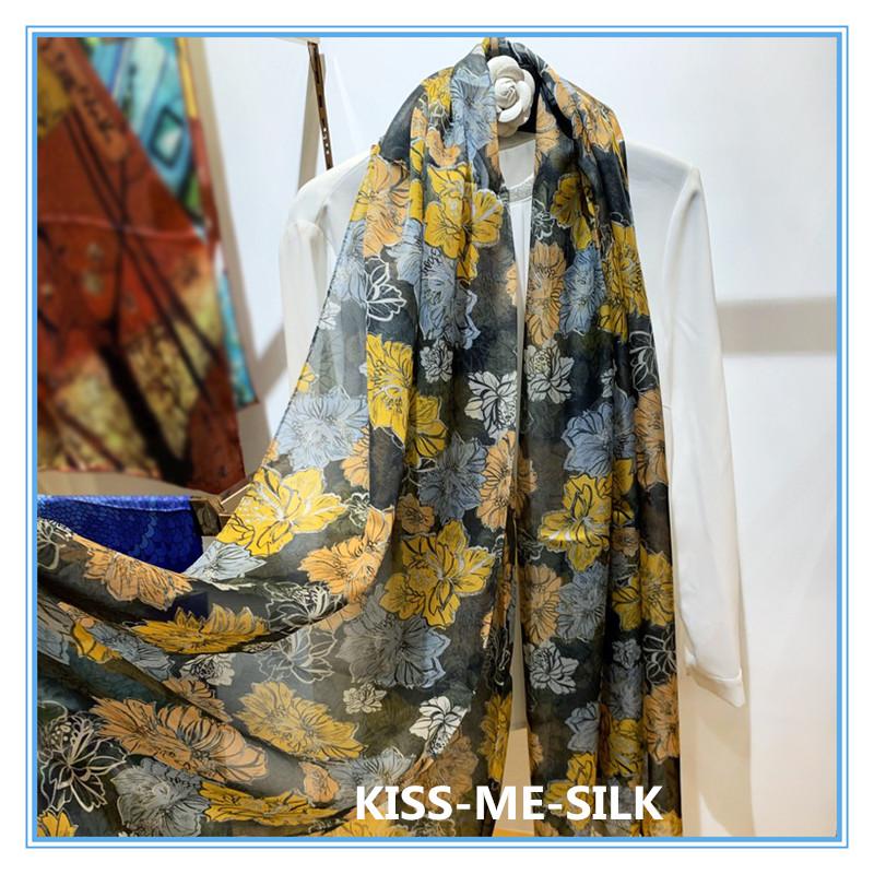 KMS Beach Scarf Shawl Silk Twill Chiffon Scarf Thin Silk Sunscreen Gauze Shawl 190*106CM/55G
KMS Beach Scarf Shawl Silk Twill Chiffon Scarf Thin Silk Sunscreen Gauze Shawl 190*106CM/55G