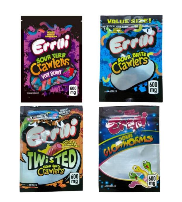 packaging bag Gummi worm Errlli 600mg gummy bags brite crawlers terp Very berry Twisted glowworms edibles
packaging bag Gummi worm Errlli 600mg gummy bags brite crawlers terp Very berry Twisted glowworms edibles