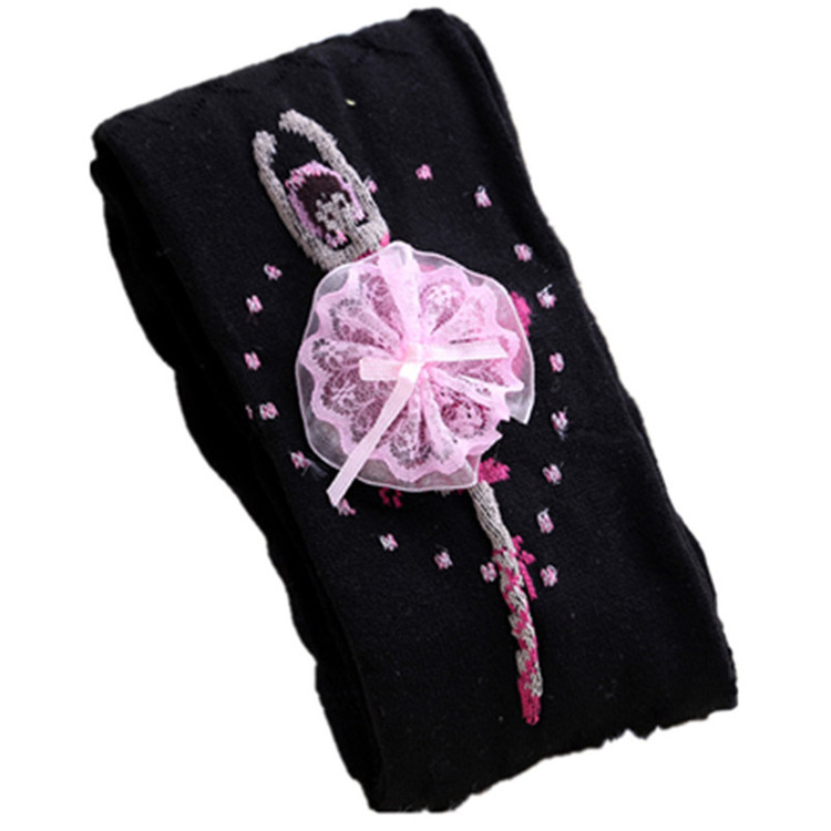 Fashion Kids Girls Leggings Socks Toddler Baby Cartoon Dance Ballet Pantyhose Tights Girl Children Mesh Diamond Shape & Hosiery For 3-10T