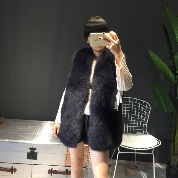 Woman Whole Genuine Real Vest Coat For Women's Natural Fur Jacket Waistcoat, Black
Woman Whole Genuine Real Vest Coat For Women's Natural Fur Jacket Waistcoat, Black