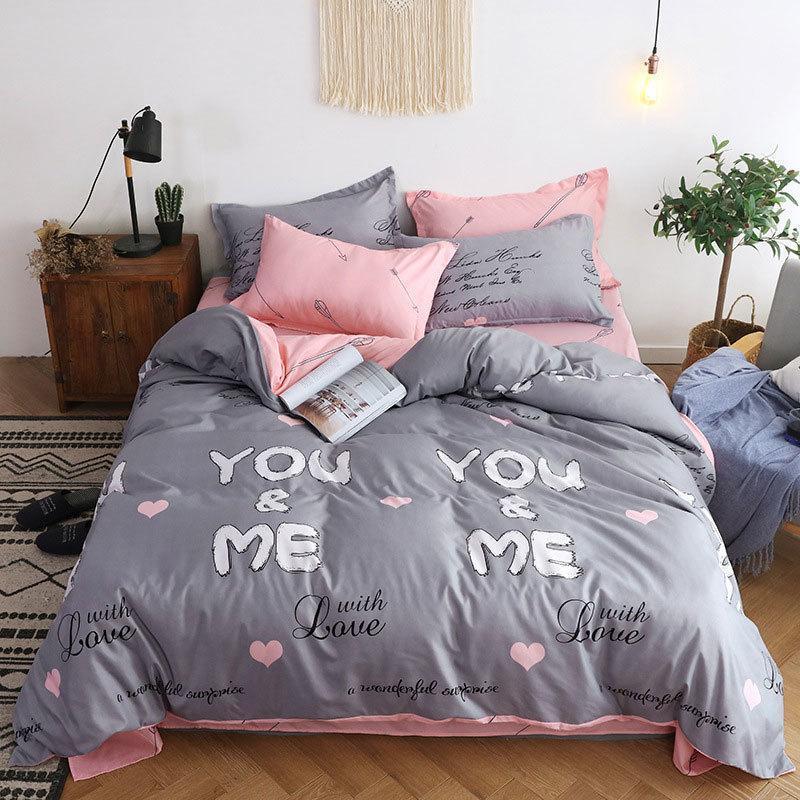 50Gray 4pcs Girl Boy Kid Bed Cover Set Cartoon Duvet Cover Adult Child Bed Sheets And Pillowcases Comforter Bedding Set1, 2tj-61005-005
50Gray 4pcs Girl Boy Kid Bed Cover Set Cartoon Duvet Cover Adult Child Bed Sheets And Pillowcases Comforter Bedding Set1, 2tj-61005-005