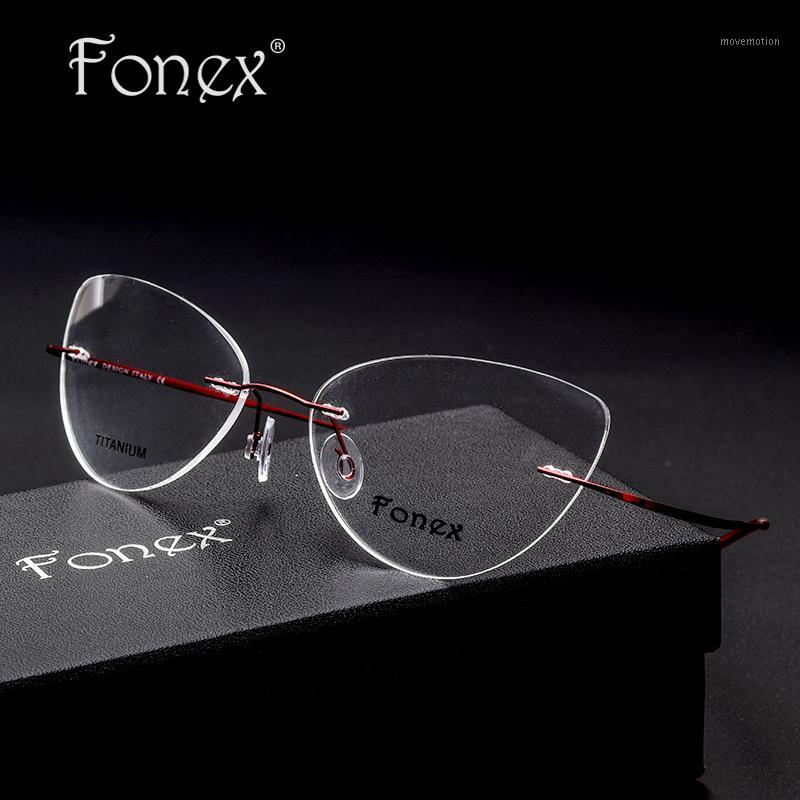 Wholesale- 2019 Vintage Fashion for Women Cat Eye Rimless Glasses Women Optical Memory Titanium Eyeglasses Myopia Frame Eyewear Silhouett1
Wholesale- 2019 Vintage Fashion for Women Cat Eye Rimless Glasses Women Optical Memory Titanium Eyeglasses Myopia Frame Eyewear Silhouett1
