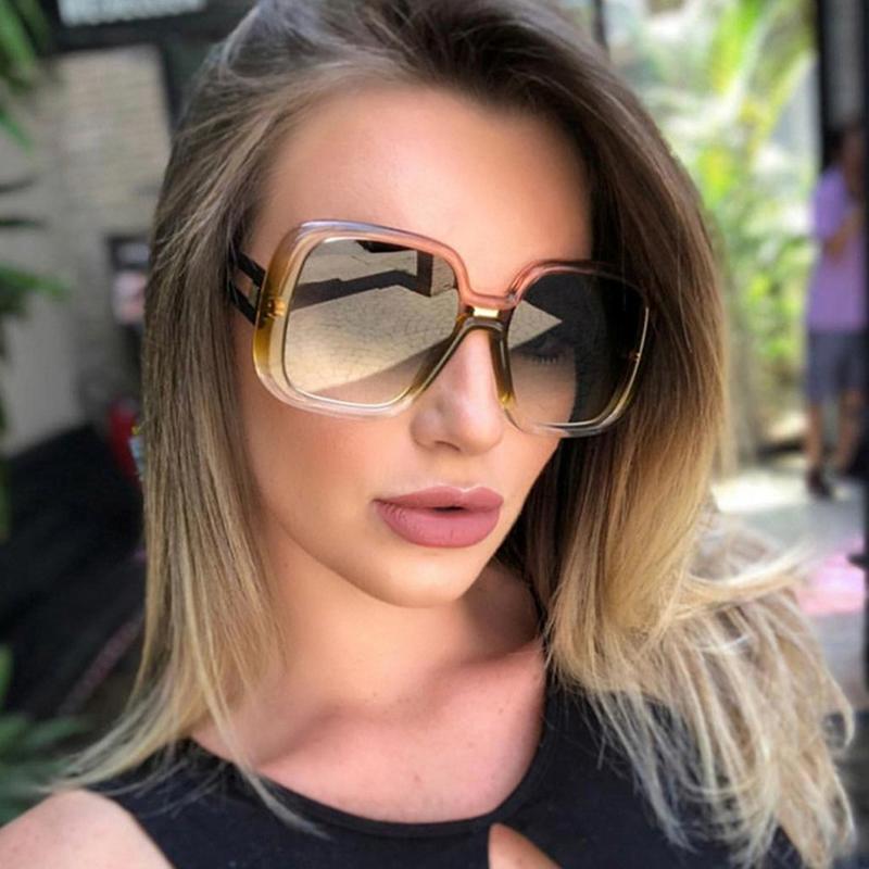 Oversize Square Sunglasses Women 2021 Vintage Brand Big Frame Sun Glasses Ladies Black Gradient Female Eyeglasses Oculos UV400
Oversize Square Sunglasses Women 2021 Vintage Brand Big Frame Sun Glasses Ladies Black Gradient Female Eyeglasses Oculos UV400