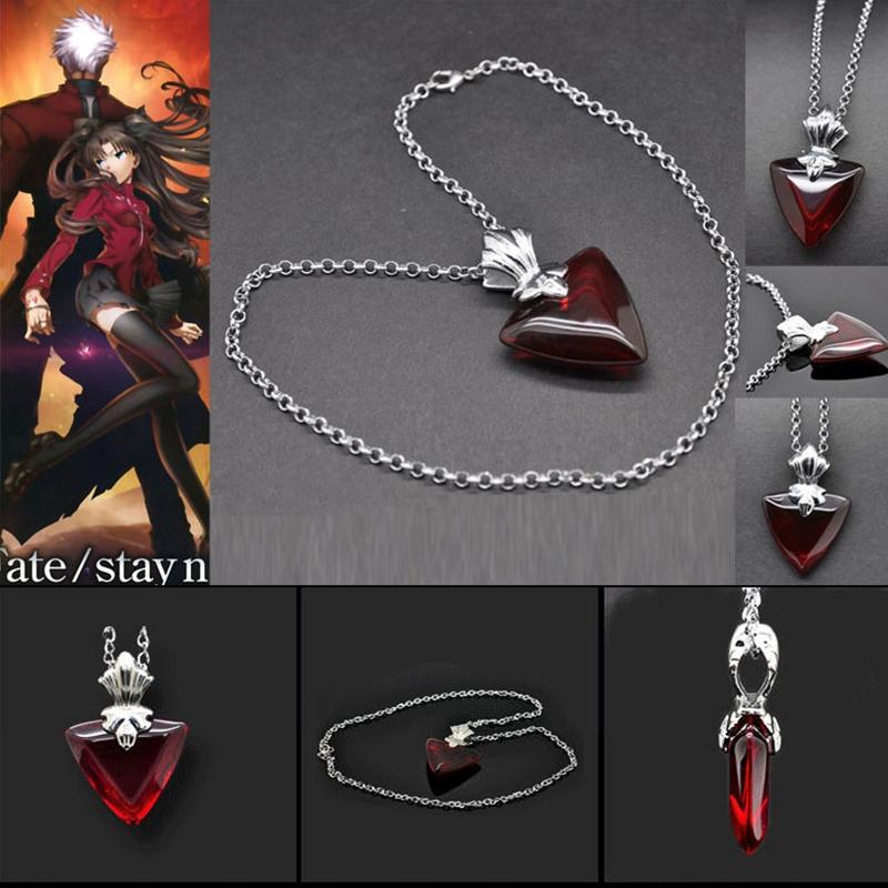 Fate/stay night Cosplay Accessories Tohsaka Rin Cospaly Heart pendant necklace Halloween Party Props
Fate/stay night Cosplay Accessories Tohsaka Rin Cospaly Heart pendant necklace Halloween Party Props