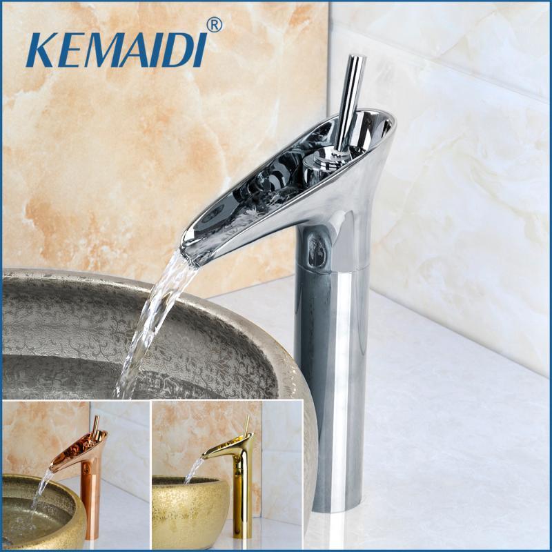 KEMAIDI Black Wine Glass style Single Lever waterfall Bathroom Basin Faucet Brass Antique Hot and Cold bathroom Sink Mixer Taps1
KEMAIDI Black Wine Glass style Single Lever waterfall Bathroom Basin Faucet Brass Antique Hot and Cold bathroom Sink Mixer Taps1