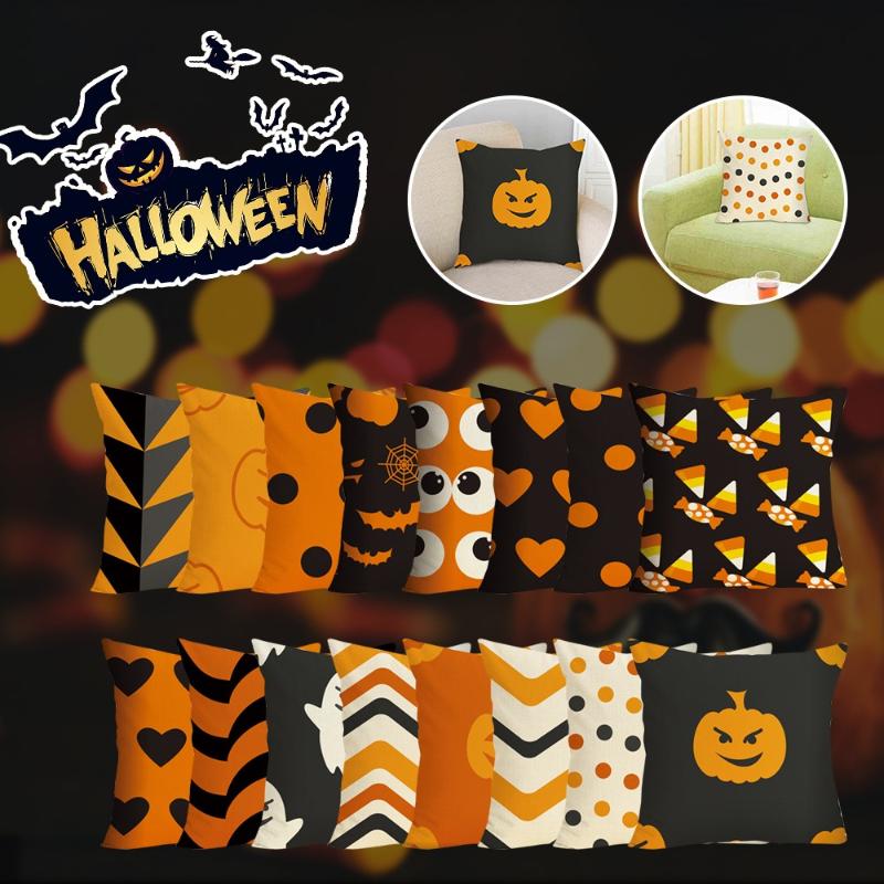 Pillowcase Halloween Colorful Print Cotton Linen Pillow Cover Easter Sofa Home Decor Festival coussin decoratif 8.7
Pillowcase Halloween Colorful Print Cotton Linen Pillow Cover Easter Sofa Home Decor Festival coussin decoratif 8.7