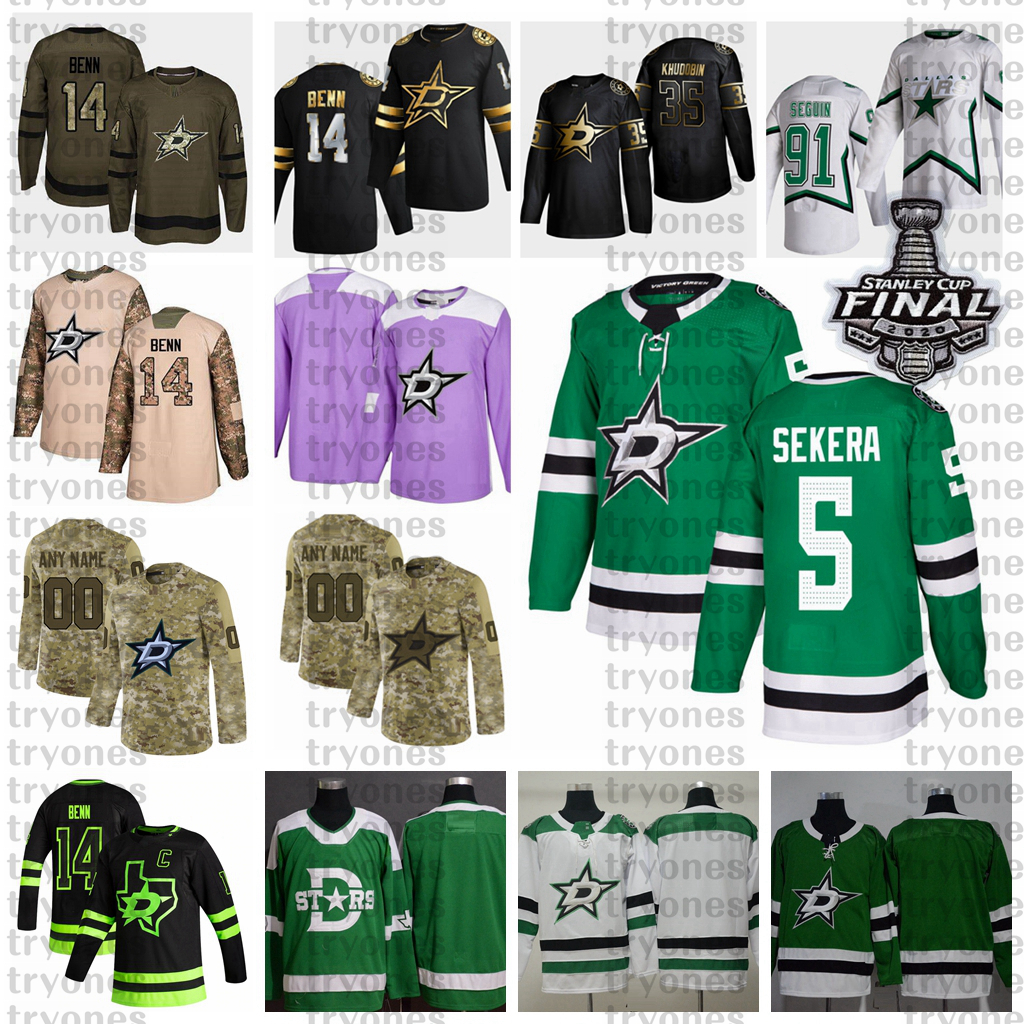 2021 Reverse Retro Customize #5 Andrej Sekera Dallas Stars Hockey Jersey Stanley Cup Golden Edition Camo Veterans Day Fights Cancer Shirt, Purple
2021 Reverse Retro Customize #5 Andrej Sekera Dallas Stars Hockey Jersey Stanley Cup Golden Edition Camo Veterans Day Fights Cancer Shirt, Purple