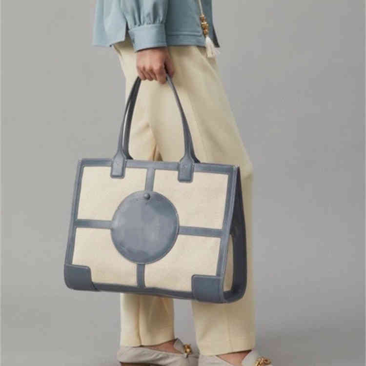 Torys Handbags Designer Pure Original t Home Tori Large Contrast Color First Layer Cowhide with Canvas Travel Large Capacity Catwalk Portabl
Torys Handbags Designer Pure Original t Home Tori Large Contrast Color First Layer Cowhide with Canvas Travel Large Capacity Catwalk Portabl