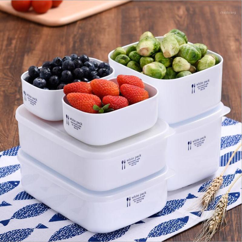 Household white storage lunch box Microwave oven available plastic refrigerator fruit vegetable salad storage boxes1
Household white storage lunch box Microwave oven available plastic refrigerator fruit vegetable salad storage boxes1