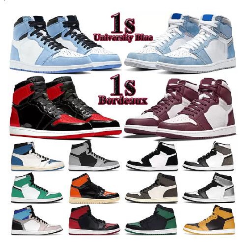 1 1s basketball shoes for mens womens jumpman Bred Patent Hand Crafted Bubble Gum Sail Bordeaux Fragment men women trainers sports sneakers, # 8
1 1s basketball shoes for mens womens jumpman Bred Patent Hand Crafted Bubble Gum Sail Bordeaux Fragment men women trainers sports sneakers, # 8