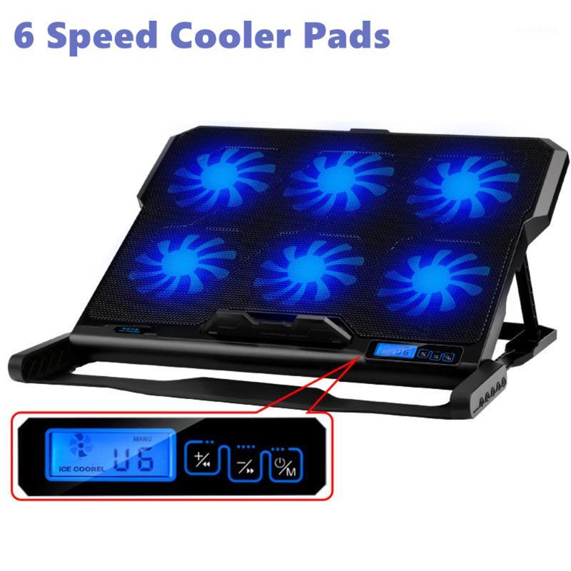 6 Fans Gaming Laptop Cooling Pads 6 Speed 2 USB Ports Laptop Cooler Stand With Light LCD Display Notebook Cooler Holder1
6 Fans Gaming Laptop Cooling Pads 6 Speed 2 USB Ports Laptop Cooler Stand With Light LCD Display Notebook Cooler Holder1