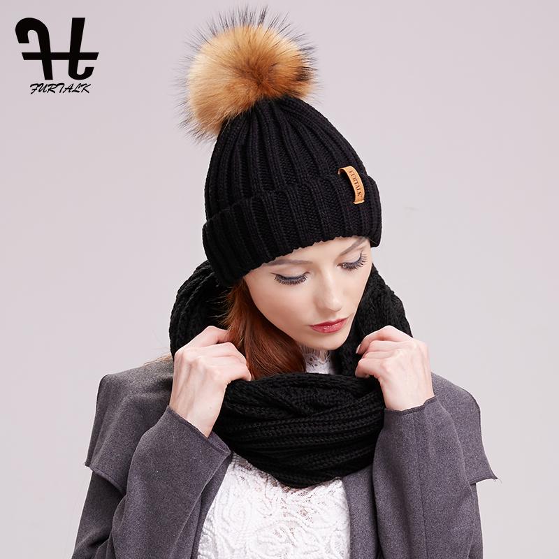 FURTALK womens knitted winter hat and scarf set pom pom beanie hats Knitting Infinity Scarves Warm Neck Circle Scarf set
FURTALK womens knitted winter hat and scarf set pom pom beanie hats Knitting Infinity Scarves Warm Neck Circle Scarf set