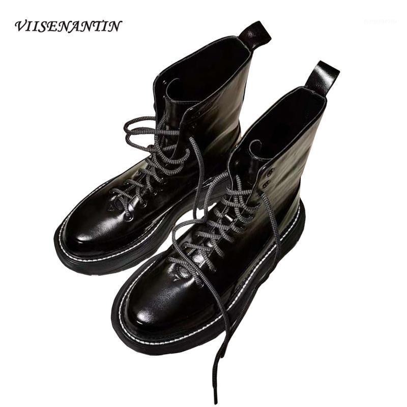 British Style 2020 Autumn and Winter Round Toe Thick-soled Mid-tube Boots Wild and Handsome Motorcycle Boots Women's Short1, Black
British Style 2020 Autumn and Winter Round Toe Thick-soled Mid-tube Boots Wild and Handsome Motorcycle Boots Women's Short1, Black