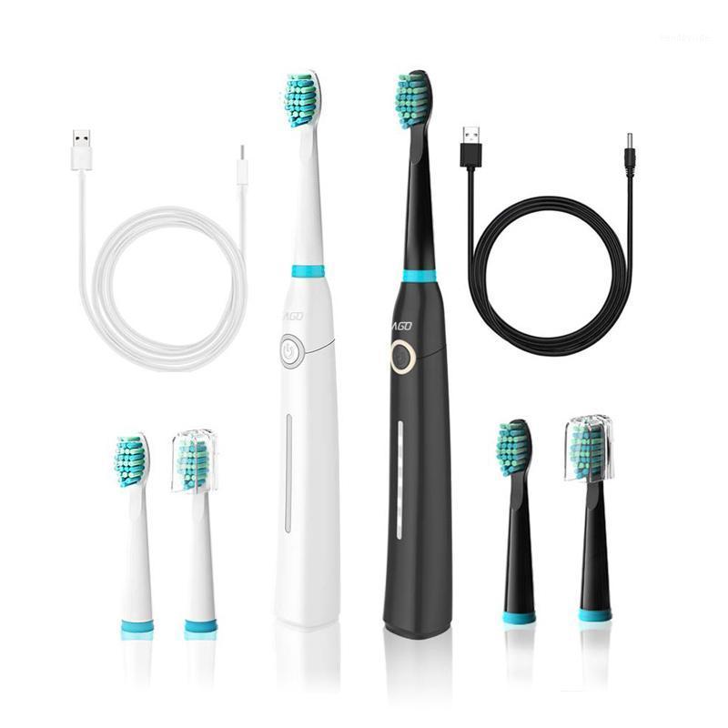 Acoustic Wave Electric Toothbrush Ultra Sonic Vibration 5 Modes Powerful Clean1