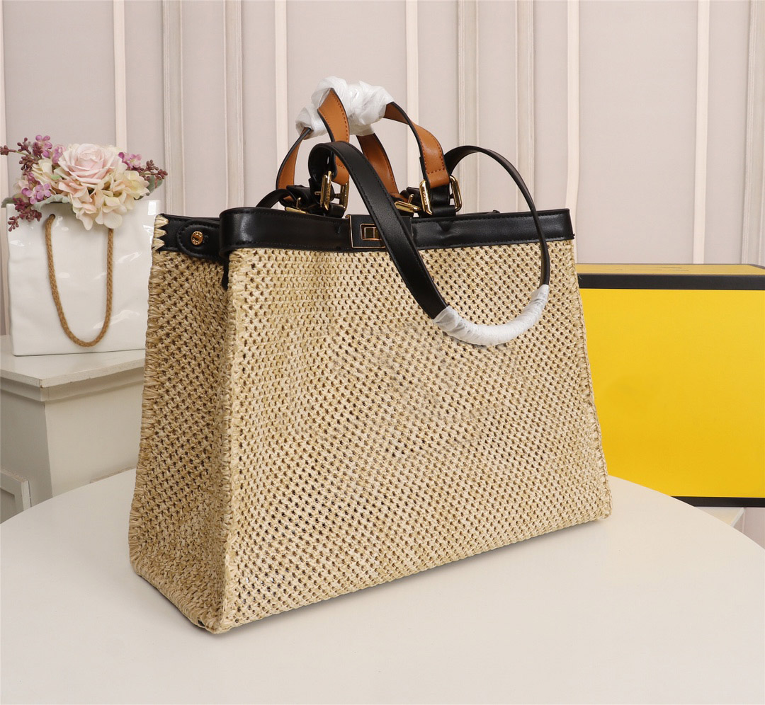 2021 handbag Luxurys designers handbags shopping bag Lafite grass material shoulder bag large capacity messenger bag business style design, Box
2021 handbag Luxurys designers handbags shopping bag Lafite grass material shoulder bag large capacity messenger bag business style design, Box