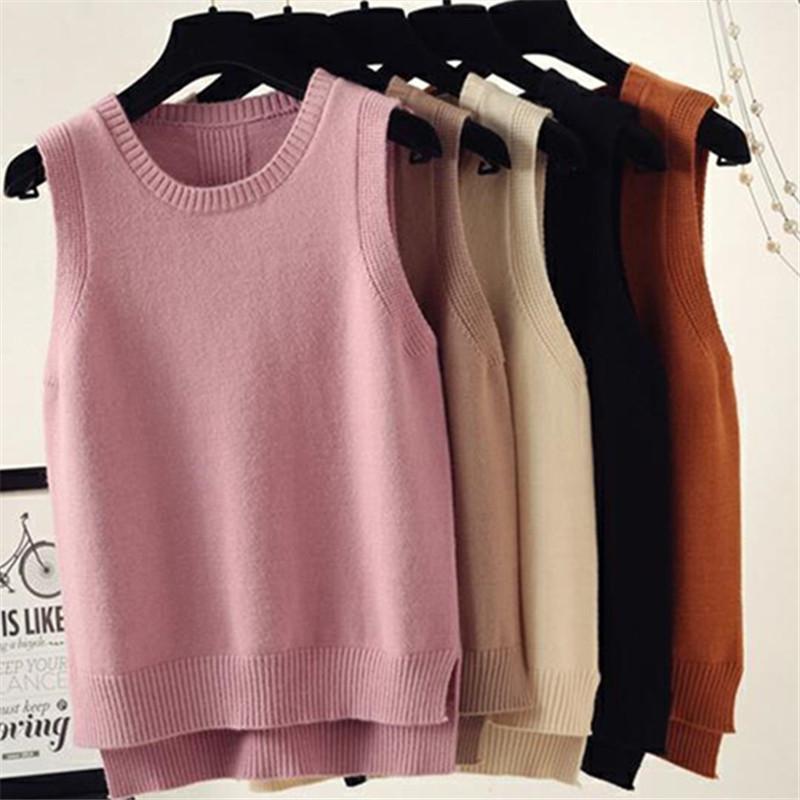 2020 Autumn Winter Jacket Women Warm Pullovers Vests Sleeveless O Neck Knitted Vest Femme Elegant Casual Sweater Vest Q448, Pink purple
2020 Autumn Winter Jacket Women Warm Pullovers Vests Sleeveless O Neck Knitted Vest Femme Elegant Casual Sweater Vest Q448, Pink purple