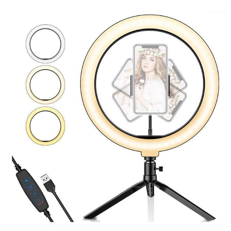 26CM Video Selfie Ring Light with Tripod Makeup Photography Lighting Stand Studio Lamp with Cell Phone Holder for Youtube Live1
26CM Video Selfie Ring Light with Tripod Makeup Photography Lighting Stand Studio Lamp with Cell Phone Holder for Youtube Live1
