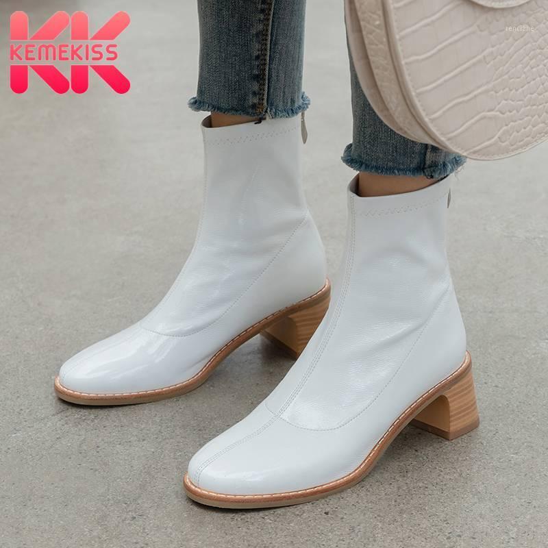 KemeKiss 5 Colors Woman Ankle Boots Real Leather Thick Heel Woman Winter Shoes Fashion Elegant Party Footwear Size 34-401, Black 1
KemeKiss 5 Colors Woman Ankle Boots Real Leather Thick Heel Woman Winter Shoes Fashion Elegant Party Footwear Size 34-401, Black 1