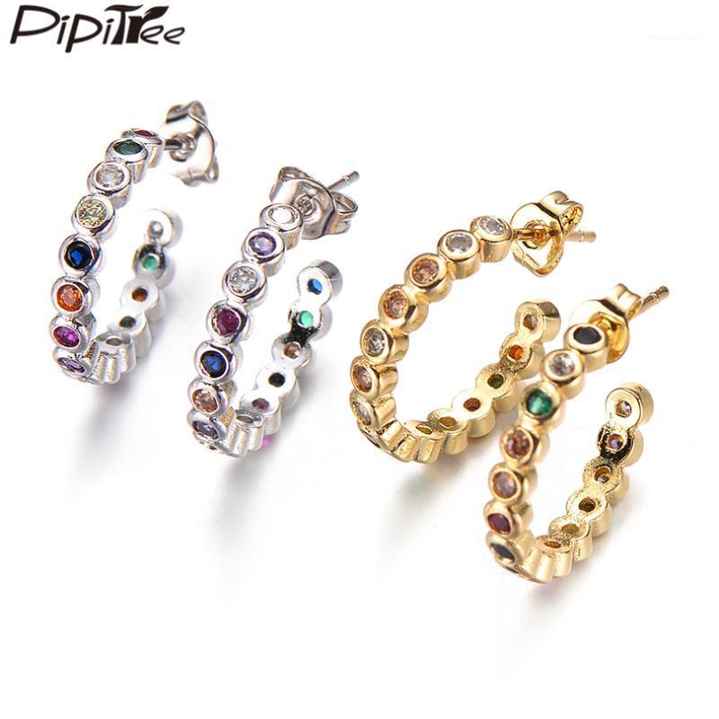 Pipitree Fashion Multicolor Cubic Zirconia Round Circle Earrings for Women Lady Small Hoop Loop Earrings CZ Jewelry Gift1
Pipitree Fashion Multicolor Cubic Zirconia Round Circle Earrings for Women Lady Small Hoop Loop Earrings CZ Jewelry Gift1