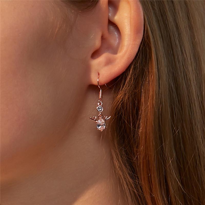 Crystal Deer Earring For Women Girl Sparkling Fashion Stud Earring Jewelry Gift Christmas Deer Snowflake Cute Xmas Small
Crystal Deer Earring For Women Girl Sparkling Fashion Stud Earring Jewelry Gift Christmas Deer Snowflake Cute Xmas Small