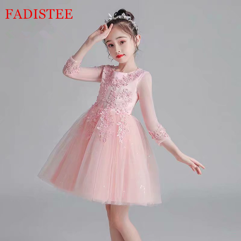 FADISTEE pink lace Girl dress Flower Girl Dresses vestidos lace Baby Girl Infant Dress Kids Formal Wear girls dress, White 
FADISTEE pink lace Girl dress Flower Girl Dresses vestidos lace Baby Girl Infant Dress Kids Formal Wear girls dress, White