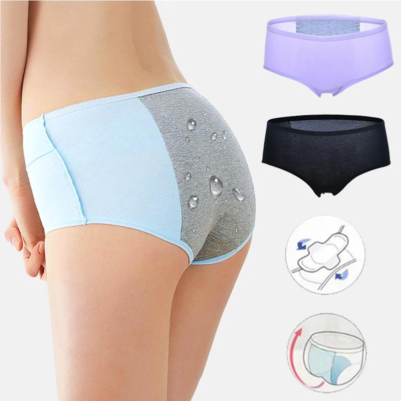 Women's Breathable Panties Period Leak Proof Warm Female Waterproof Bamboo fiber Briefs Physiological Menstrual Women Underwear 
Women's Breathable Panties Period Leak Proof Warm Female Waterproof Bamboo fiber Briefs Physiological Menstrual Women Underwear