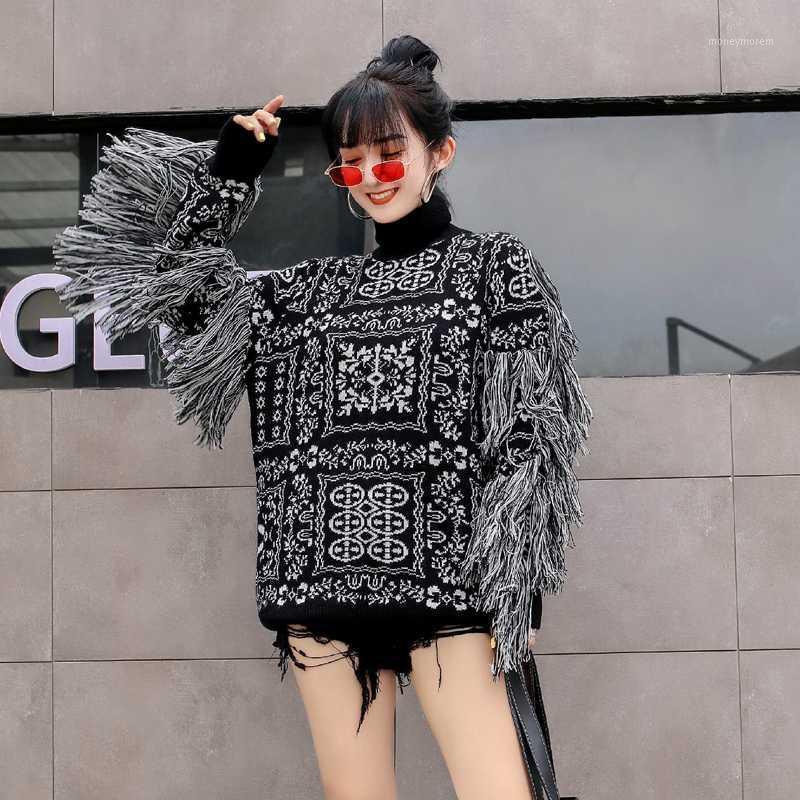 Fashion Women Tasseled Turtleneck Sweaters Fashion Slim Casual Knitted Pullovers 2020 New Female Pattern Thick Sweater Jumpers1, Black
Fashion Women Tasseled Turtleneck Sweaters Fashion Slim Casual Knitted Pullovers 2020 New Female Pattern Thick Sweater Jumpers1, Black