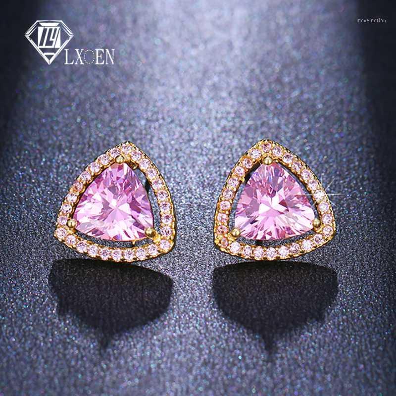 LXOEN Korea Fashion Jewelry Triangle Zircon Earrings Luxury Elegant Cute Pink Crystal Stud Earrings for Women Gift1
LXOEN Korea Fashion Jewelry Triangle Zircon Earrings Luxury Elegant Cute Pink Crystal Stud Earrings for Women Gift1