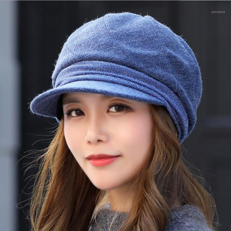 2020 New Style Women Woolen Beret Octagon Hat Autumn Winter Warm Painter Newsboy Cap Vintage Plaid Beret Casual Sombrero1, Navy blue
2020 New Style Women Woolen Beret Octagon Hat Autumn Winter Warm Painter Newsboy Cap Vintage Plaid Beret Casual Sombrero1, Navy blue