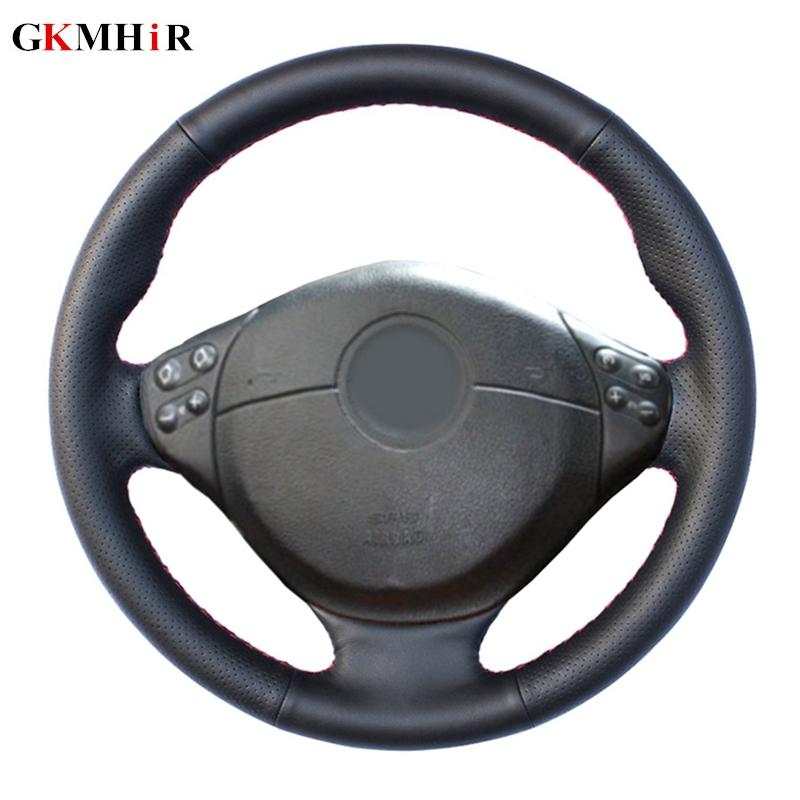 GKMHiR Hand-stitched Genuine Leather Black Steering Wheel Cover for E39 5 Series E46 1999-2005 E36 E53 3 Series X5 Z3
GKMHiR Hand-stitched Genuine Leather Black Steering Wheel Cover for E39 5 Series E46 1999-2005 E36 E53 3 Series X5 Z3