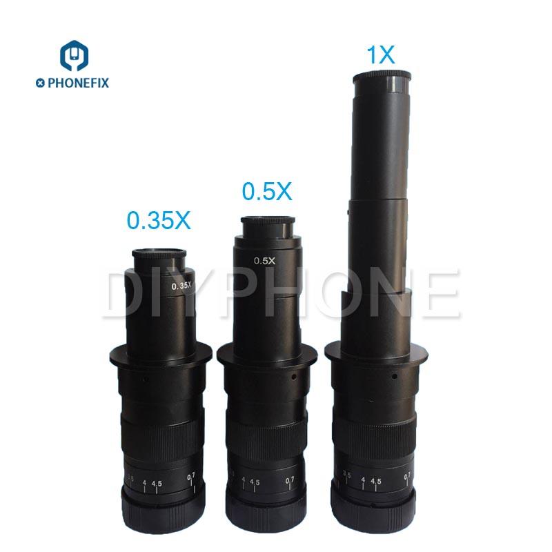 0.7X-4.5X Adjustable Magnification Zoom C-mount Lens Adapter 1.0X 0.5X 0.35X for Industry Microscope Camera Eyepiece Magnifier
0.7X-4.5X Adjustable Magnification Zoom C-mount Lens Adapter 1.0X 0.5X 0.35X for Industry Microscope Camera Eyepiece Magnifier