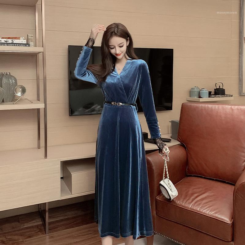 2021 Spring Dresses for Women Long Dress Sexy Dress Women' Clothing French Style Dressed As A Woman Cloth Golden Velvet TN18161, Gray blue
2021 Spring Dresses for Women Long Dress Sexy Dress Women' Clothing French Style Dressed As A Woman Cloth Golden Velvet TN18161, Gray blue