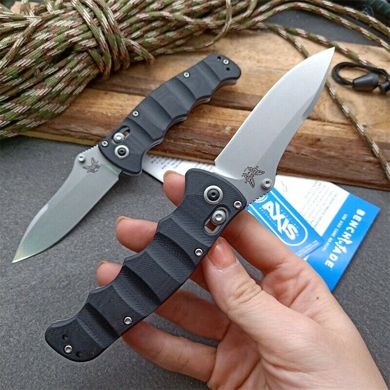OEM Benchmade BM 484 knives AXIS Lock D2 Steel Blades G10 Handle Tactical Camping Tools Pocket Knife EDC 940 535 550
OEM Benchmade BM 484 knives AXIS Lock D2 Steel Blades G10 Handle Tactical Camping Tools Pocket Knife EDC 940 535 550