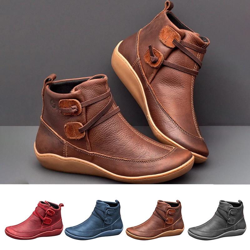 Casual Boots 2021 Autumn Winter Retro Women Boots Fashion PU Leather Ankle Zapatos De Mujer Wram Botas, Red 1 
Casual Boots 2021 Autumn Winter Retro Women Boots Fashion PU Leather Ankle Zapatos De Mujer Wram Botas, Red 1