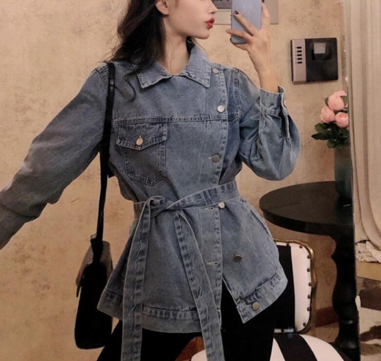 2020 Fashion new loose waist belt light color casual long section with denim jacket Irregular pocket blue denim jacket belt
2020 Fashion new loose waist belt light color casual long section with denim jacket Irregular pocket blue denim jacket belt