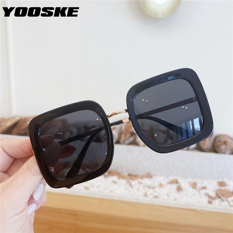 Sunglasses YOOSKE Oversized Women Men Designer Vintage Big Frame Sun Glasses Lady Transparent Eyeglasses UV400
Sunglasses YOOSKE Oversized Women Men Designer Vintage Big Frame Sun Glasses Lady Transparent Eyeglasses UV400
