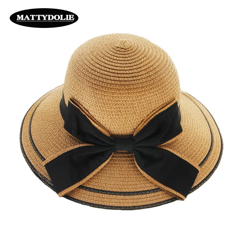 Wide Brim Hats MATTYDOLIE Summer Hat Side Black Bow Straw Ladies Dome Leisure Outdoor Beach Seaside Sun, Beige
Wide Brim Hats MATTYDOLIE Summer Hat Side Black Bow Straw Ladies Dome Leisure Outdoor Beach Seaside Sun, Beige