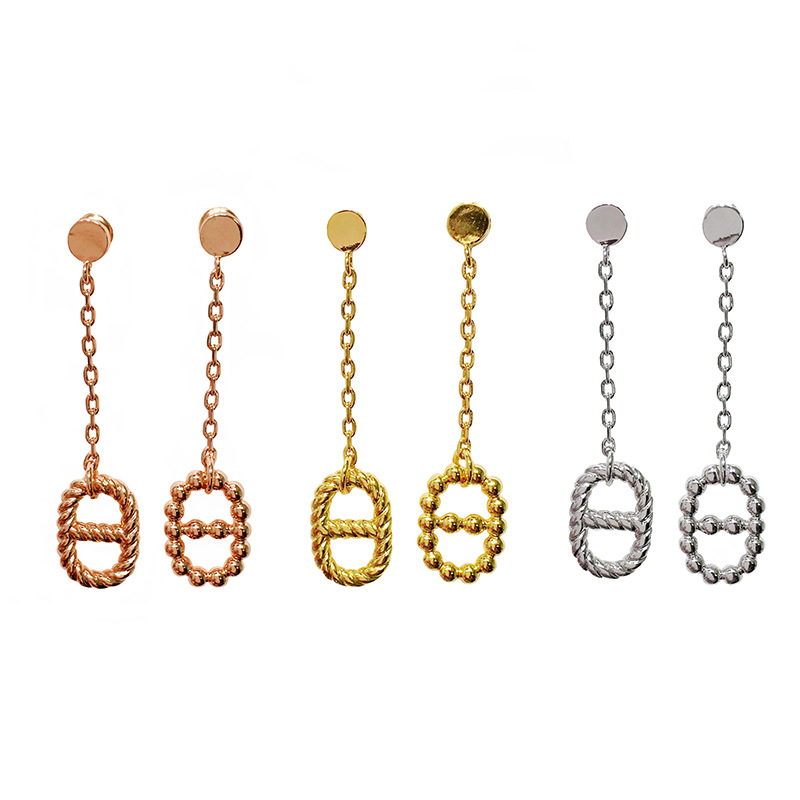 fashion studs Stainless gold Dangle Earrings Steel Double rose gold silver T Earrings Women's C Shape, Golden;silver
fashion studs Stainless gold Dangle Earrings Steel Double rose gold silver T Earrings Women's C Shape, Golden;silver